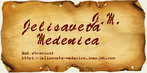 Jelisaveta Medenica vizit kartica